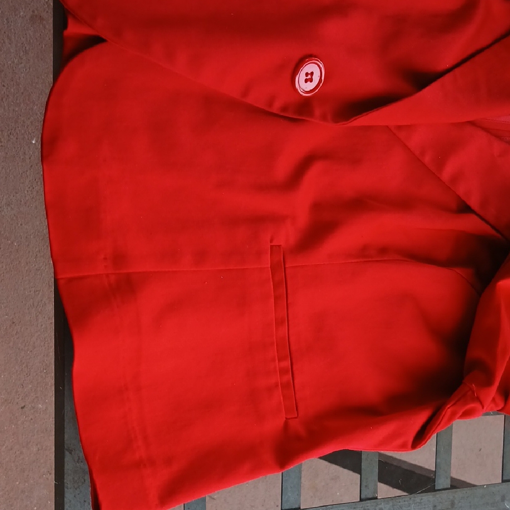 Ashley Stewart Vibrant RED Blazer - Picture 11 of 16